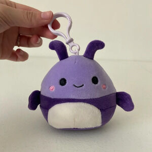 NWOT‎ | Axel the Beetle 3.5 inch Squishmallow plush keychain clip